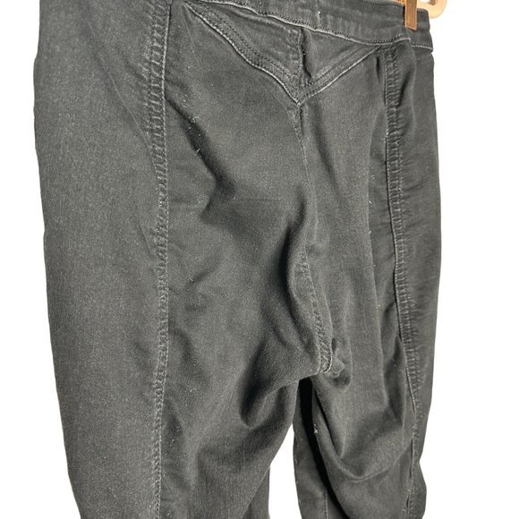 We The Free People Riley Slit Hem Skinny Jeans‎ Abyss Black Sz 28 - Picture 5 of 6